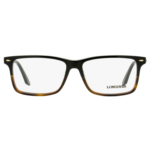 Longines Rectangular Eyeglasses LG5032 005 Black-Havana 57mm - Picture 2 of 2